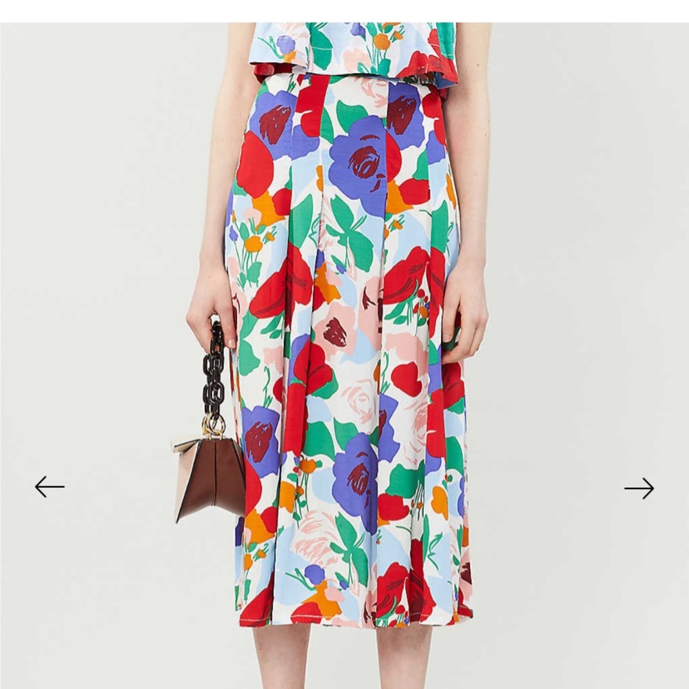Faithfull The Brand Cuesta Midi Woven Skirt 👗